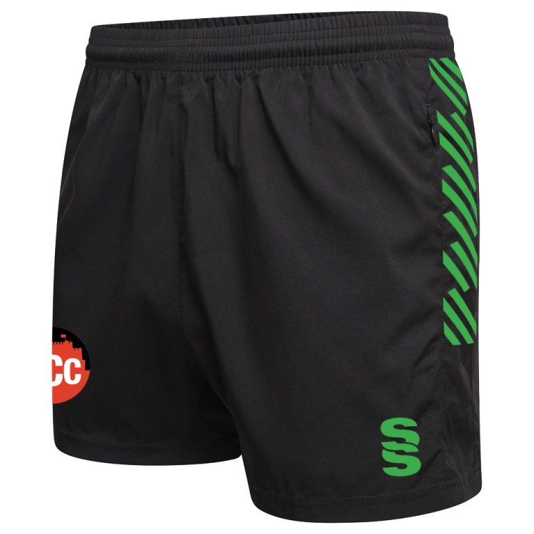 Performance Gym Short with trim : Black